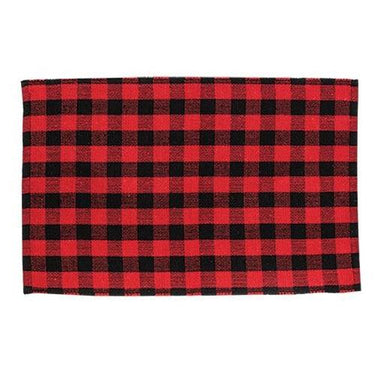 Red Buffalo Check Door Mat, 36x24 - The Fox Decor